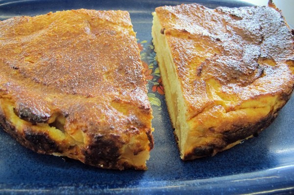 Käse-Apfel-Kuchen ohne Boden -lowcarb/primal-